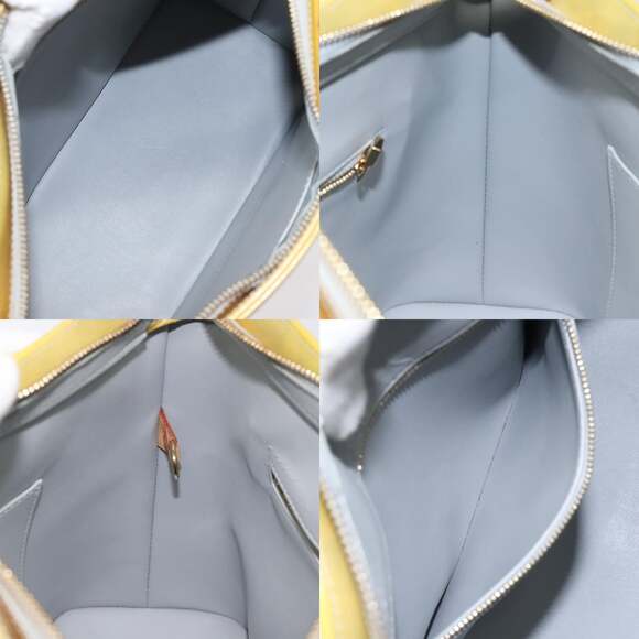 LOUIS VUITTON Monogram Vernis Houston Hand Bag Gris M91053 - Picture 12 of 13